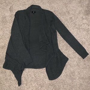 Grey Over-sized Cardigan
